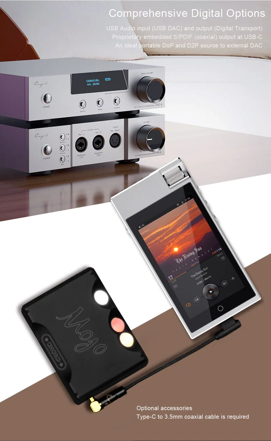 CAYIN N5iiS Android Based Master Digital Audio Lossless Music Player 14