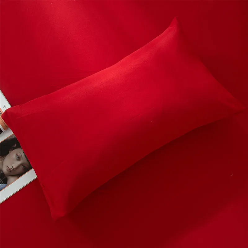 24 цвета наволочка 36*51 см прямоугольная Подушка Чехол для гостиной дивана Наволочка украшения для дома Kussenhoes Декор - Цвет: Red