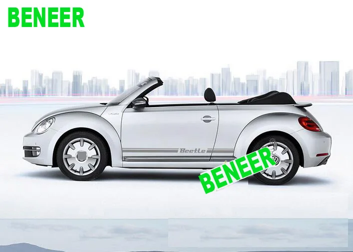 2 шт KK автомобиля боковой стикер тела для Volkswagen Beetle 2013 до