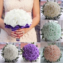 Свадебные розы Букет невесты холдинг букет невесты держащий цветы для свадебной вечеринки