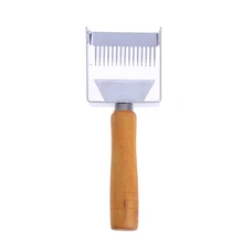 1 шт. из нержавеющей стали для пчеловодства инструменты игольчатая Лопата два в одном нож для резки меда вилка для меда нож пасечный приспособление для пчеловодства