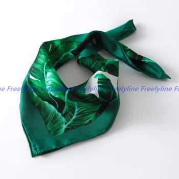 

Fashion Printed Small Square Silk Scarf Women Neckerchief 100% Silk Twill Scarves & Wraps Bandana Foulard Fabulous Accessories