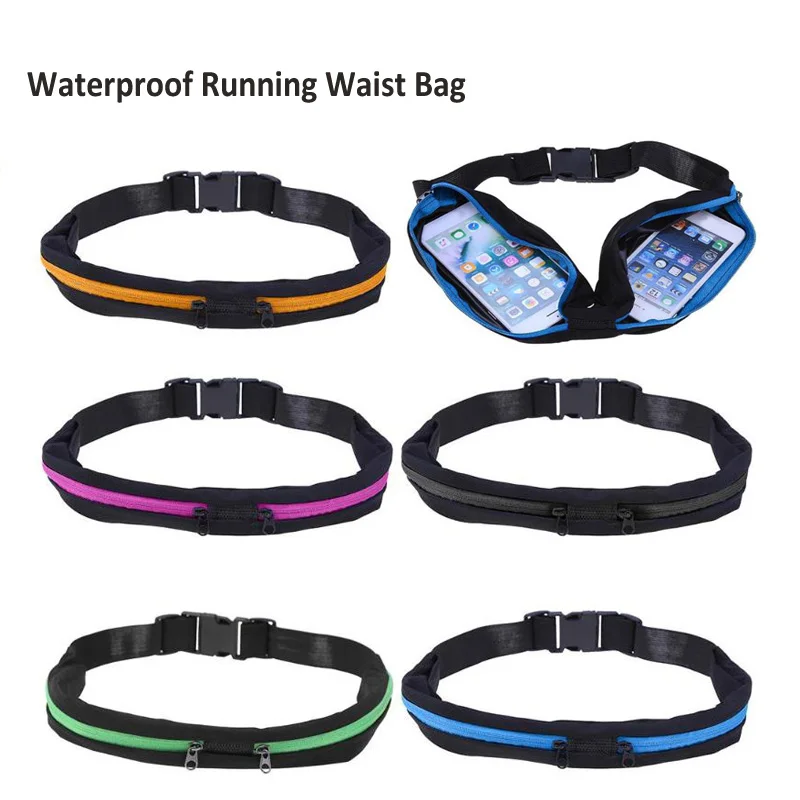 Sports Bag Running Waist Bag Pocket Jogging Portable Waterproof Cycling Bum Bag Outdoor Phone Anti-theft Pack Belt Bags For Girl