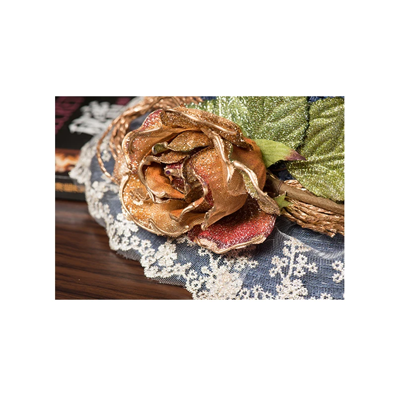 أنيقة الشاي حزب قبعة للنساء الصيف سترو Sunhats مع محاكاة الزهور السيدات أنيقة الشاطئ قبعات UV تريلبي YY60166