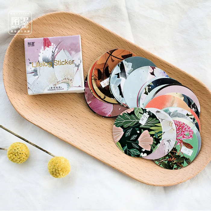 45 pcs/pack Modern Chinese Traditional Style Stickers Adhesive Stickers