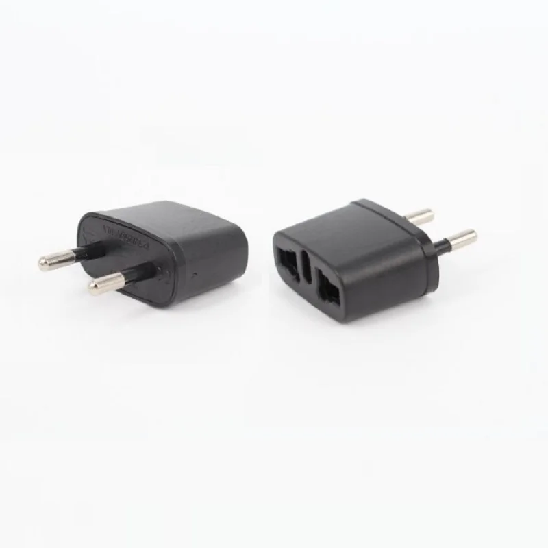 

European Universal Travel Adapter Plug EU to US AU Converter plug 4mm German standard Power Plug adapter