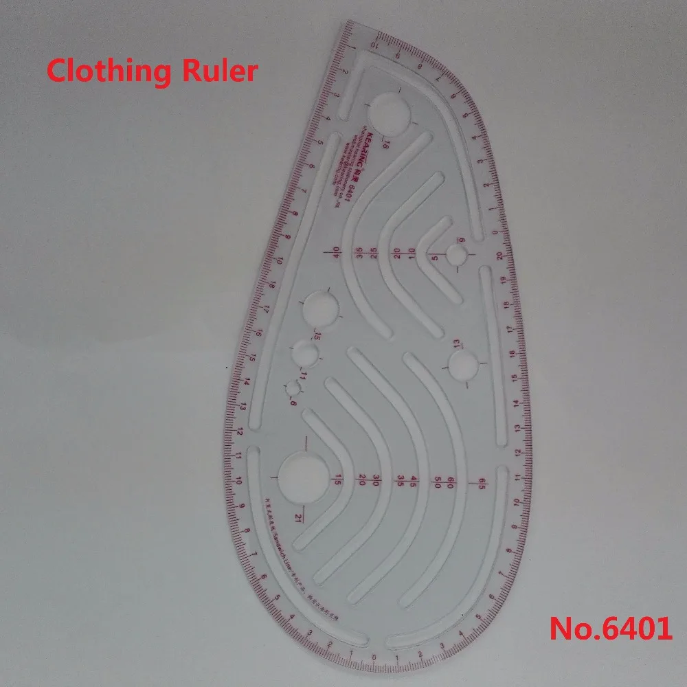 

Kearing Clothing Rulers Sewing Curve Ruler Sandwich Line About 25cm height, 12cm width; No.6401