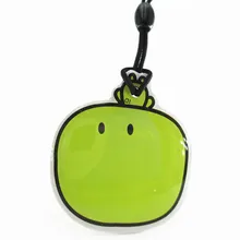 5 шт./лот с мультяшными зелеными apple EM4305 125 кГц RFID перезаписываемый ID Токен метка брелки для ключей пробельная карта