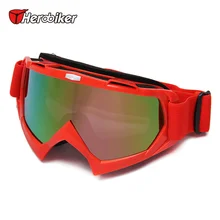 HEROBIKER Спуске Мотокросс Off-Road Dirt Bike Гонки Очки УФ-Защита Лыжные Сноуборд Очки Пыле Мотоциклов Очки