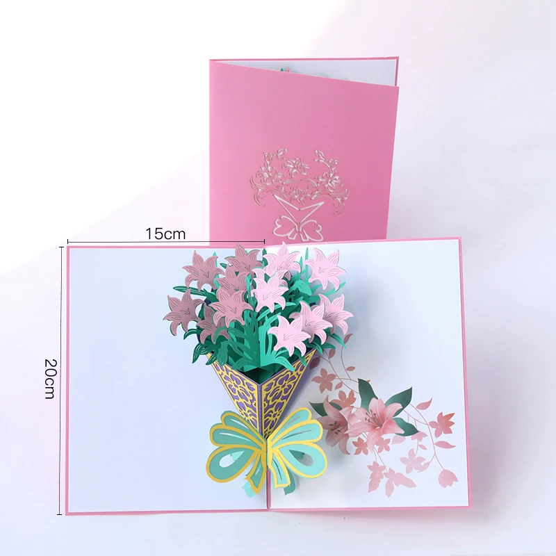 3D Свадебное приглашение всплывающие поздравительные открытки на день рождения рождественские подарочные открытки на заказ лазерная резка сердце пустые брачные любовные письма сообщения - Цвет: G2069P