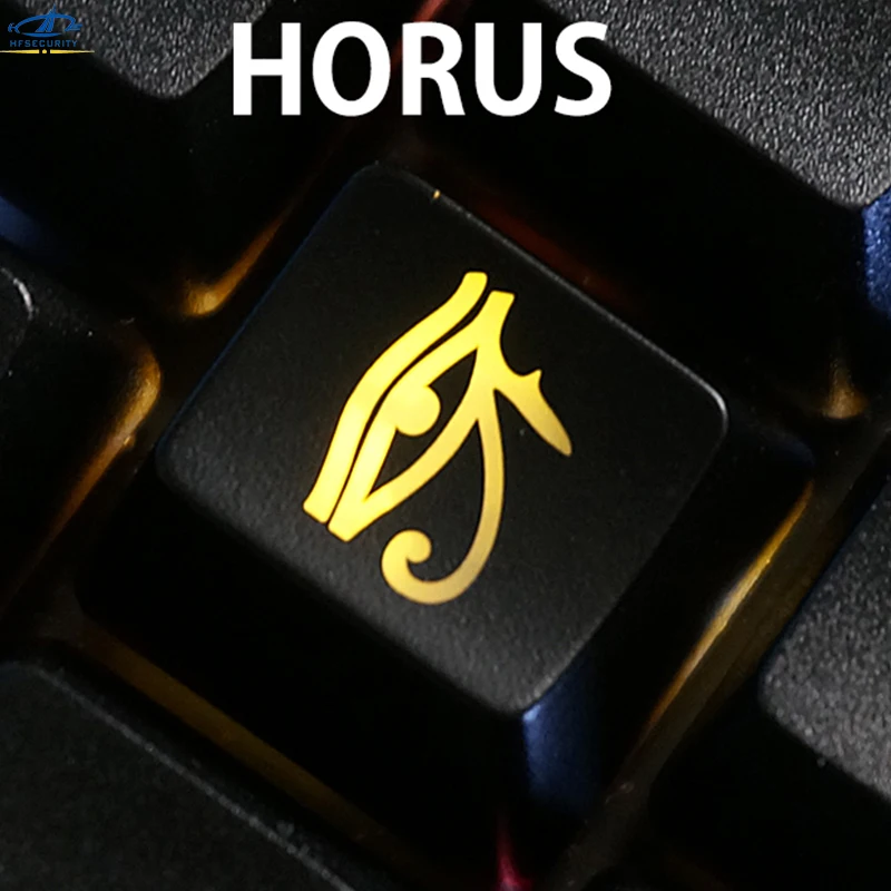 

HFSECURITY R4 ABS Backlit Keycaps Horus Tiger Cat Bolt MIKU OEM ESC Keycap For Cherry MX Gaming Mechanical Keyboards