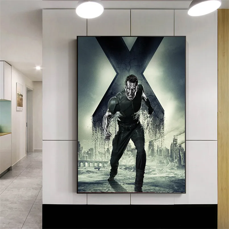 

Modern USA movie Poster X-MAN Canvas Painting Nursery Art Prints Wall Picture for Kids Room decor cuadro posters and prints