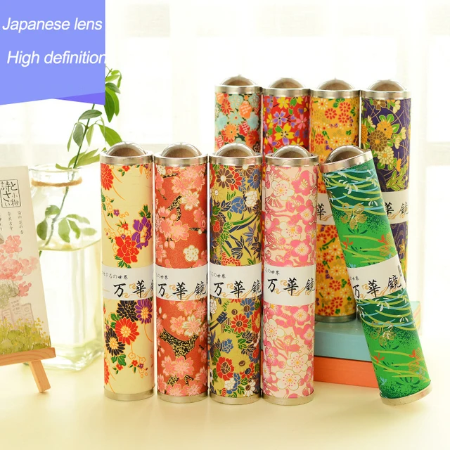New creative stationery Japanese imports of paper cherry blossom kaleidoscope the best Christmas gifts for children 1