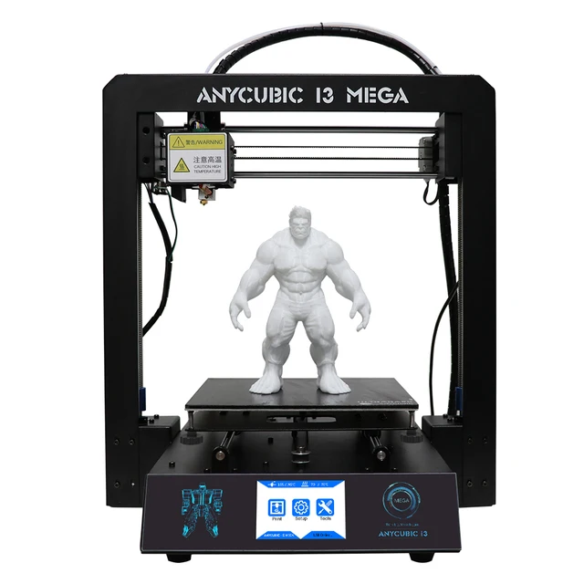 Best Price ANYCUBIC I3 Mega 3D Printer Newest Full Metal Frame Large Printing Size 3.5'' ABS PLA Filament Ultrabase 3D Printer Kit