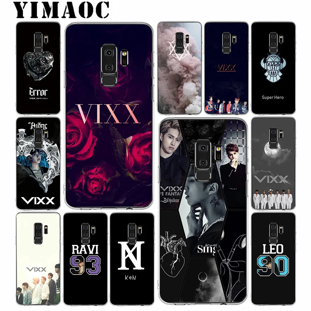YIMAOC VIXX K Pop Soft Silicone Case for Samsung Galaxy S10 S10E S9 S8 Plus S7 S6 Edge &amp Note 9 8 Cover |