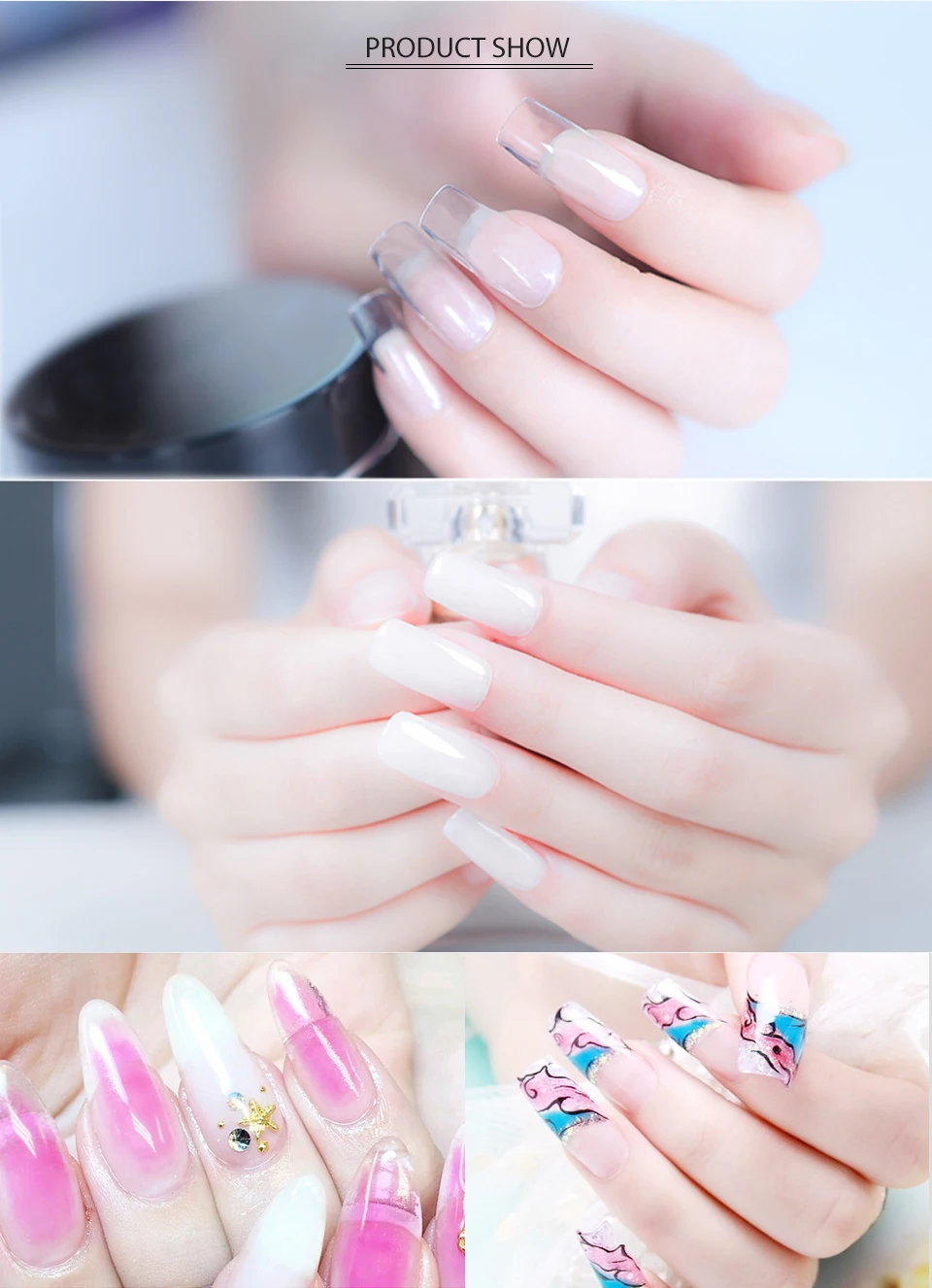 Modelones, 5 шт./лот, набор гелей-лаков для ногтей с кристаллами ...