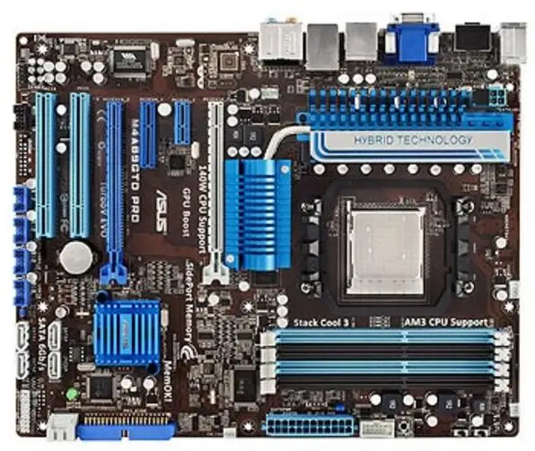

For ASUS M4A89GTD PRO Original Used Desktop for AMD 890FX Motherboard Socket AM3 DDR3 USB2.0 SATA2