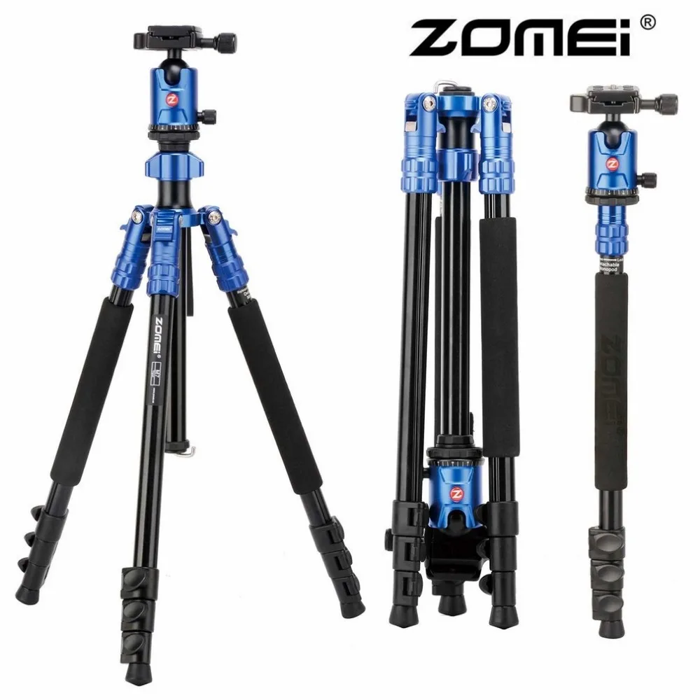 

ZOMEI M7 360 degree Professional Portable Magnesium Aluminum Alloy Tripod Monopod For SLR Camera Ball Head Quick Release Plate