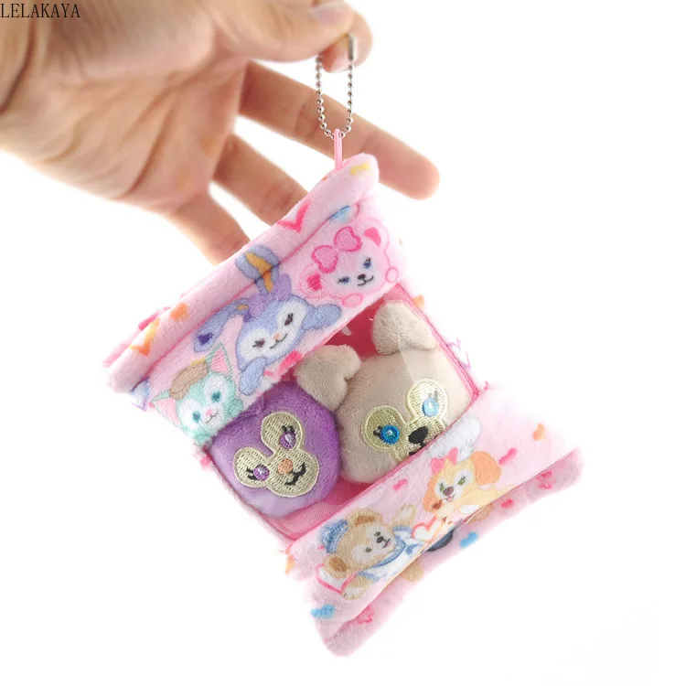 

Japanese Litter Rabbit Dog Snack Bag Style Plush Keychain Cute Cartoon Animals Soft Pandant cute totoro plush Toy doll girl gift