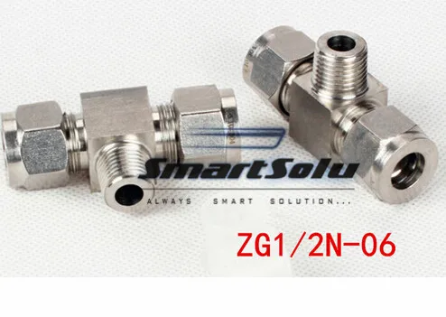 

Free shipping Tee Union Stainless Steel Connector Fitting,ZG1/2N-6 Thread, Homebrew Fitting,Straight terminal fittings