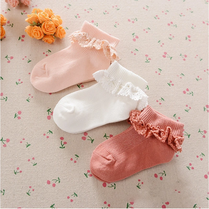 3 Colors Baby font b Socks b font Spring Summer Autumn Lace font b Socks b