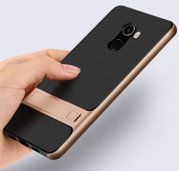 

200pcs Luxury Ultra-Thin PC + TPU Phone Case For Xiaomi Mi5S Mi A1 Mi 5X Kickstand Cover For Xiaomi Mi6 Protective Cases