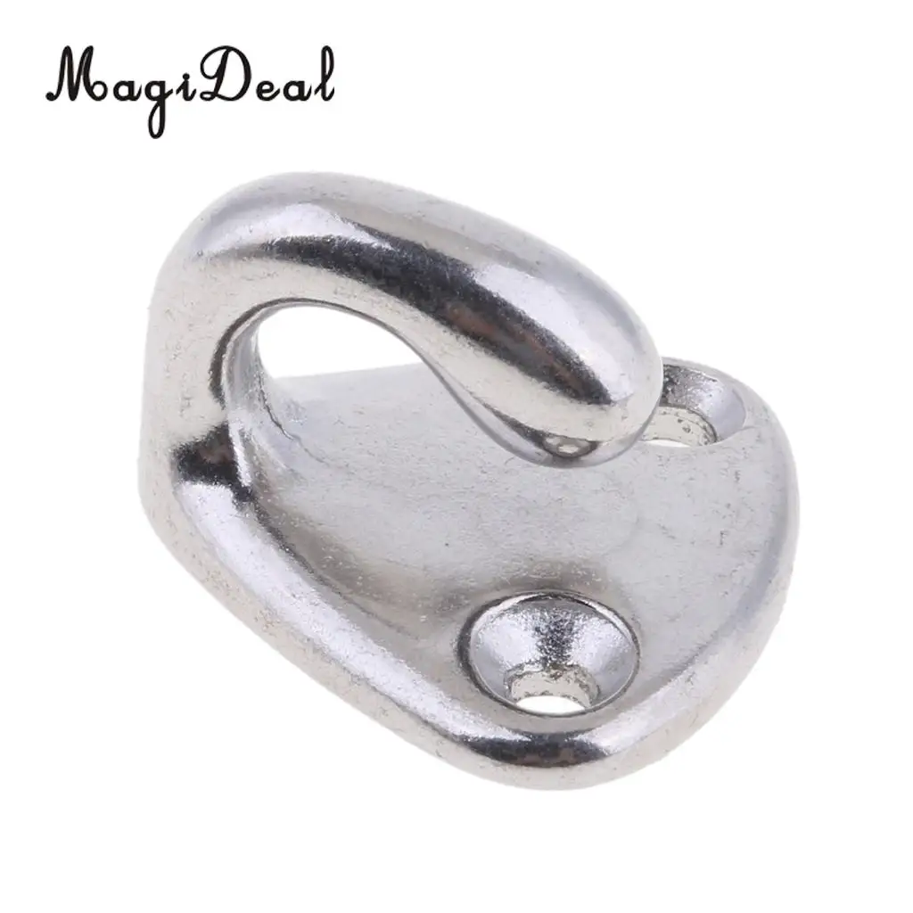 MagiDeal Durable Grade 316 Stainless Steel Coat Hook Hanger Holder Hook Wall Mounted for Fishing Rafting Boating Marine Caravan