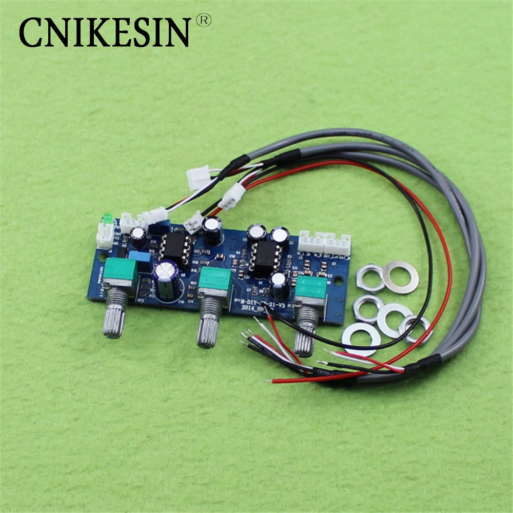 Channels Audio Splitter Amplifier Circuit Diagram Using Tl084