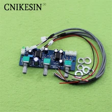 CNIKESIN diy 2 1 channel pre board subwoofer low pass filter board preamp board s first