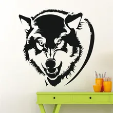 Wildlife Series Wolf Head Silhouette Special Wall Stickers Home Livingroom Cool Decorative Vinyl Interior Wallpaper