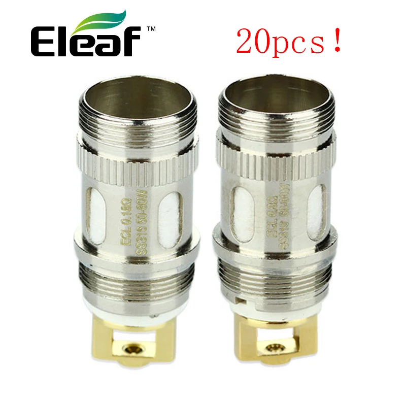 20pc Original Eleaf ijust S ECL Coil 0.18hm/0.3ohm Replacement Coil For Eleaf ijust 2/ijust s/ MELO 2 MELO 3 /Lemo 3 Atomizer 20pc Original Eleaf ijust S ECL Coil 0.18hm/0.3ohm Replacement Coil For Eleaf ijust 2/ijust s/ MELO 2 MELO 3 /Lemo 3 Atomizer