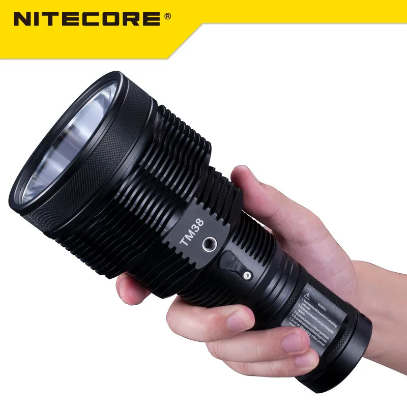 Nitecore TM38 Lite светодиодный фонарик маленький монстр CREE XHP35 HI D4 1800 люмен перезаряжаемый фонарик с 4 батареями 18650