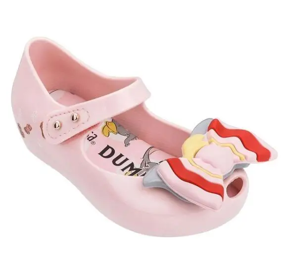 Mini Melissa Ultragirl/ г. новые оригинальные сандалии для девочек бразильские прозрачные сандалии Нескользящие Детские пляжные сандалии для малышей, 13,5-18,5 см - Цвет: pink