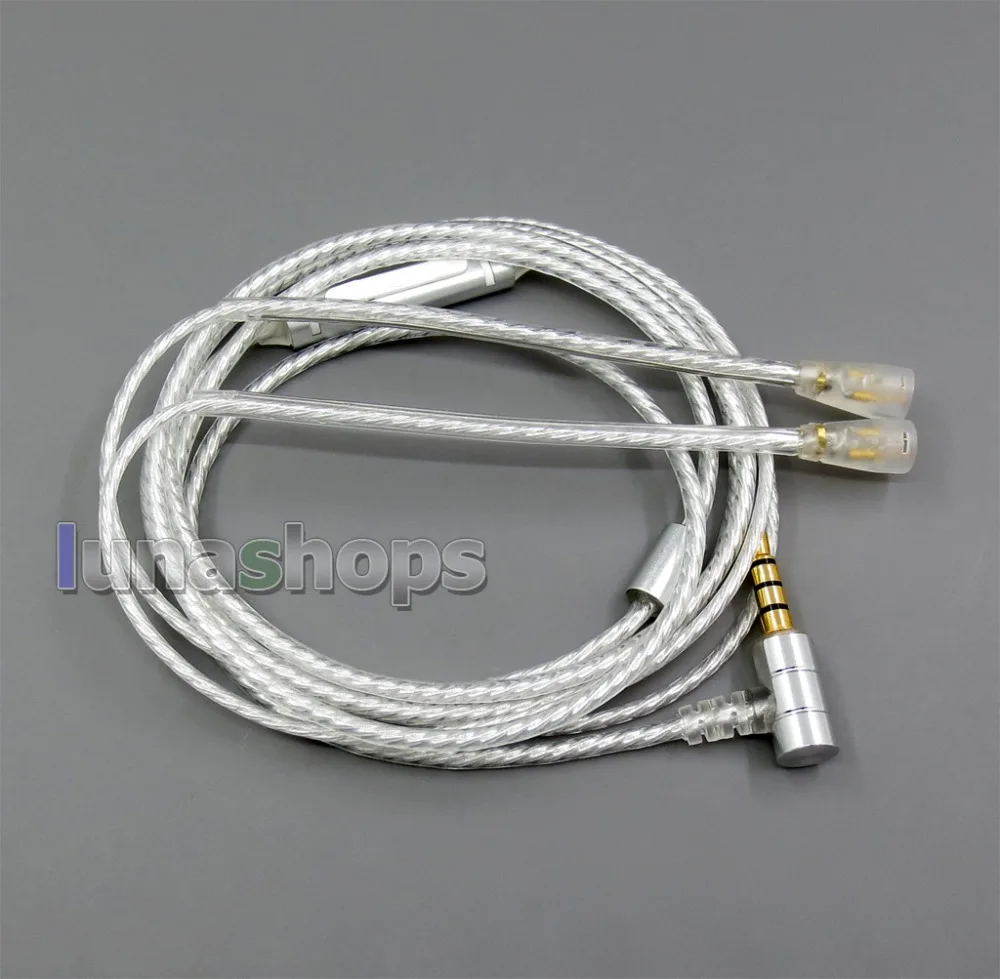 Кабель для наушников Sennheiser IE8 IE8i IE80 IE80s с посеребренным покрытием и микрофоном