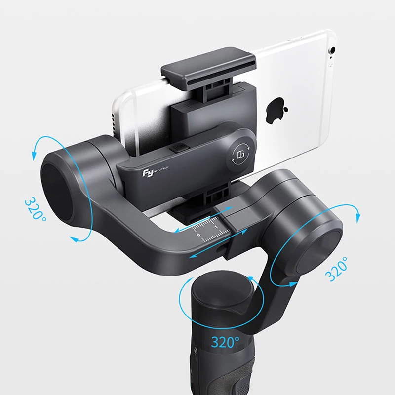 Feiyu Vimble 2 выдвижной ручной телефон Gopro Gimbal видео стабилизатор для iPhone X 8 7 Hero 6 Xiaomi Yi