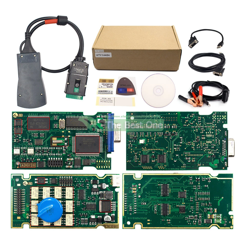 Золотой полные чипы Lexia 3 921815C Новый Diagbox V9.68 V7.83 Lexia3 PP2000 V48/V25 для Citroen/Peugeot