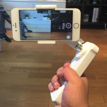 2 оси Handeld смартфон портативный стабилизатор с шарнирным механизмом для Xiaomi huawei iPhone6 6s 6 plus меньше, чем 5," смартфон w/bluetooth