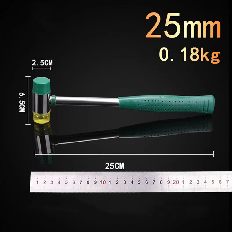 Steel pipe handle mounting hammer Small rubber hammer Machinist hammer Hammer head 25 30 35 40MM W0180ABC Steel pipe handle mounting hammer Small rubber hammer Machinist hammer Hammer head 25 30 35 40MM W0180ABC