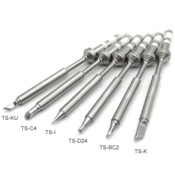 

TS100 Electric Soldering Iron tips Lead Free Replacement Various models of Tip Electric Soldering Iron Tip K KU I D24 BC2 C4