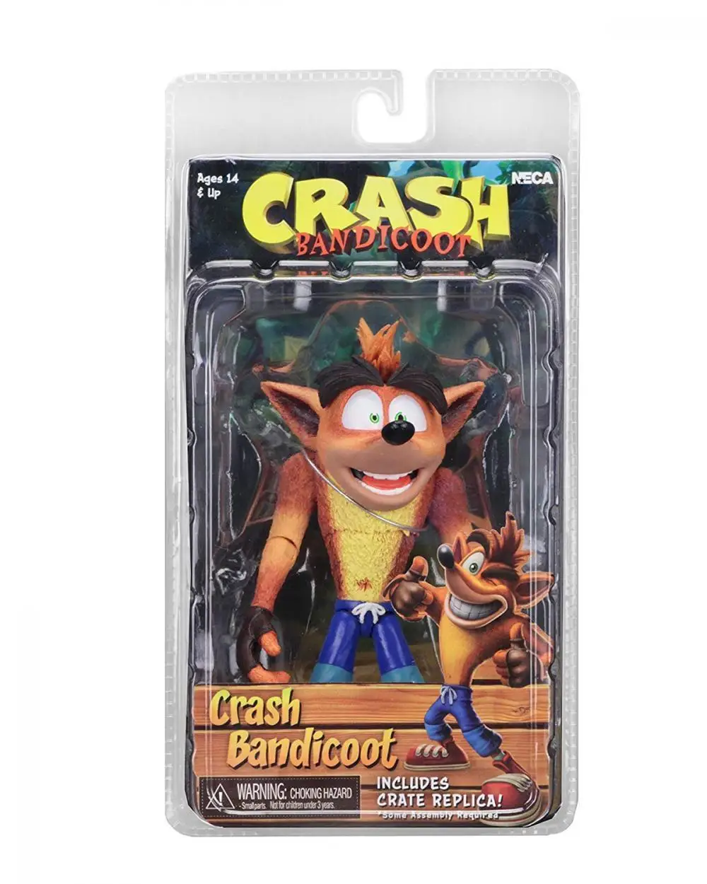 Оригинальная аниме NECA Crash Bandicoot экшн фигурка 6 ''ПВХ окрашенная статуя ПВХ Коллекционная модель