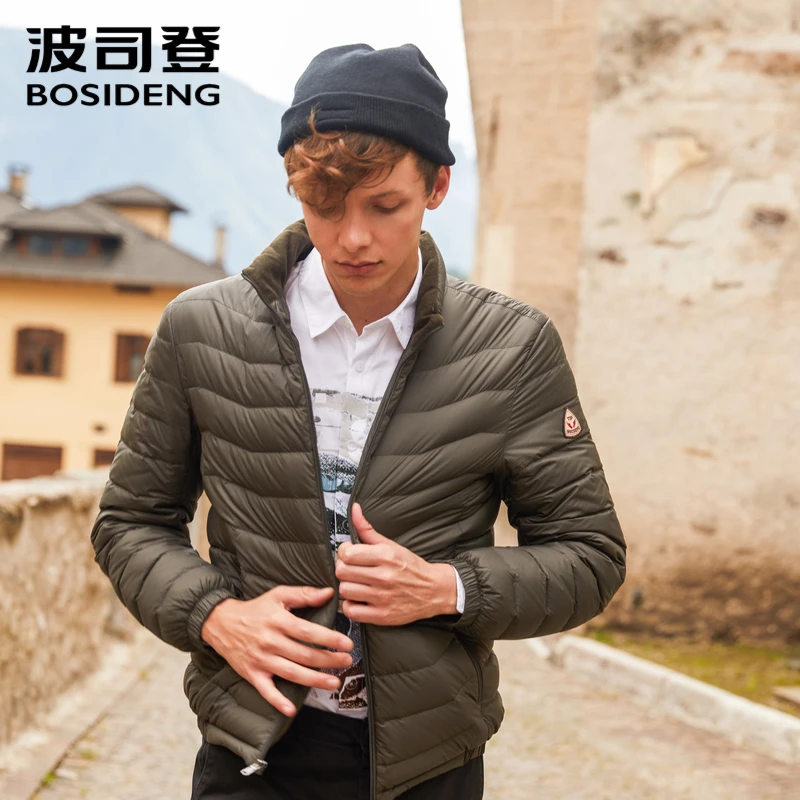 

BOSIDENG NEW early winter 90% duck down jacket for men down coat solid color waterproof high quality windproof B80131515