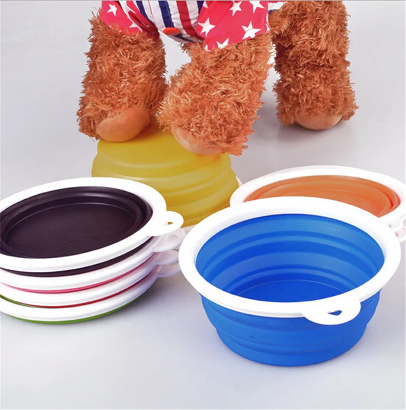 Buy FE07 puppy bowls silicone Bowl pet folding