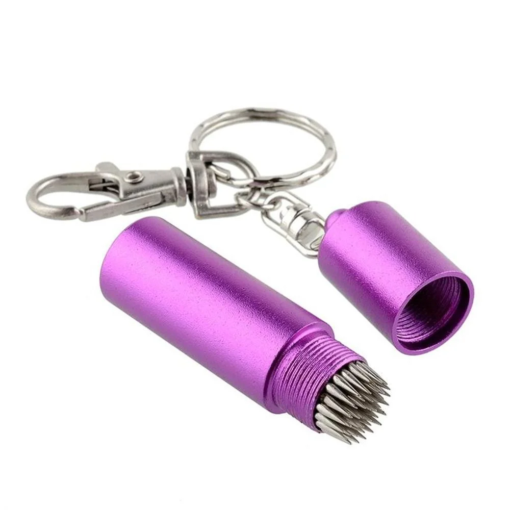 

Prep Billiard Snooker Pool Table Cue Tip Shaper Pick Pricker Metal Repair Tool Keychain Metal Accessories