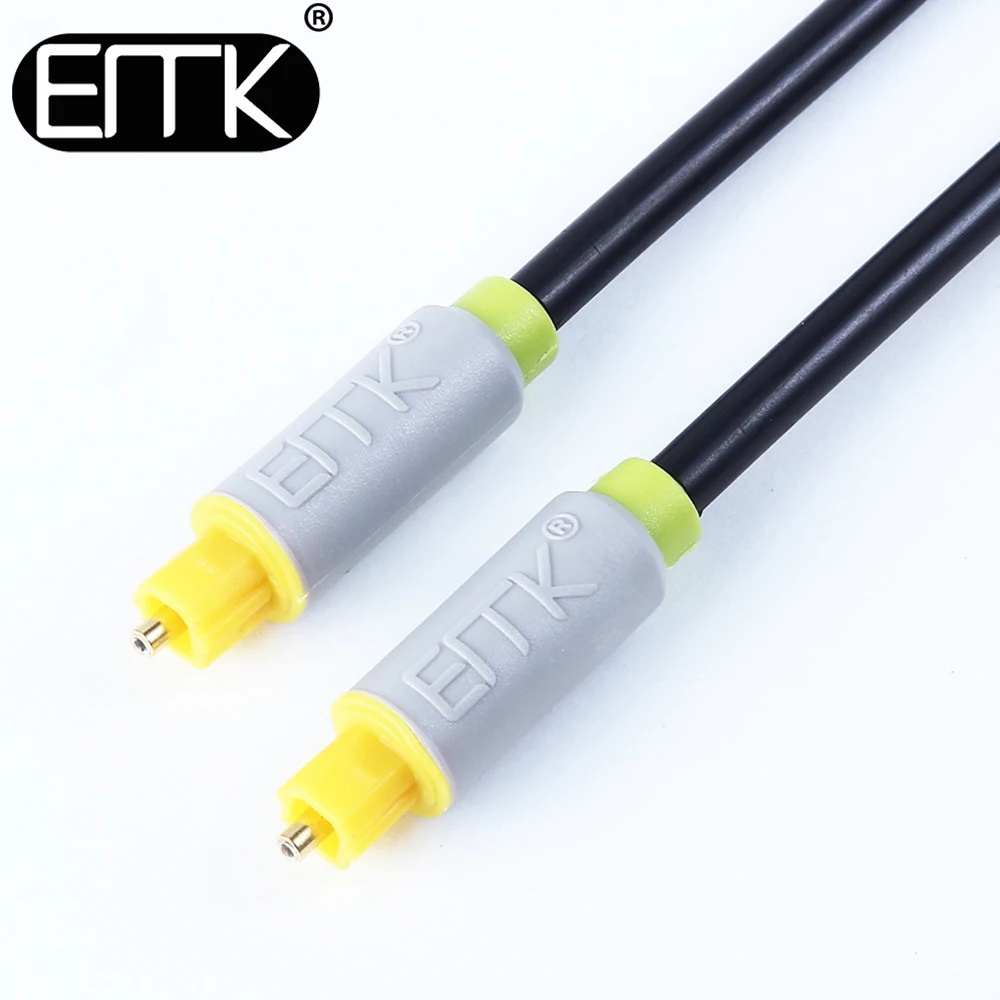 EMK Premium SPDIF Toslink Cable Fiber Optic Digital Audio Optical Cable
