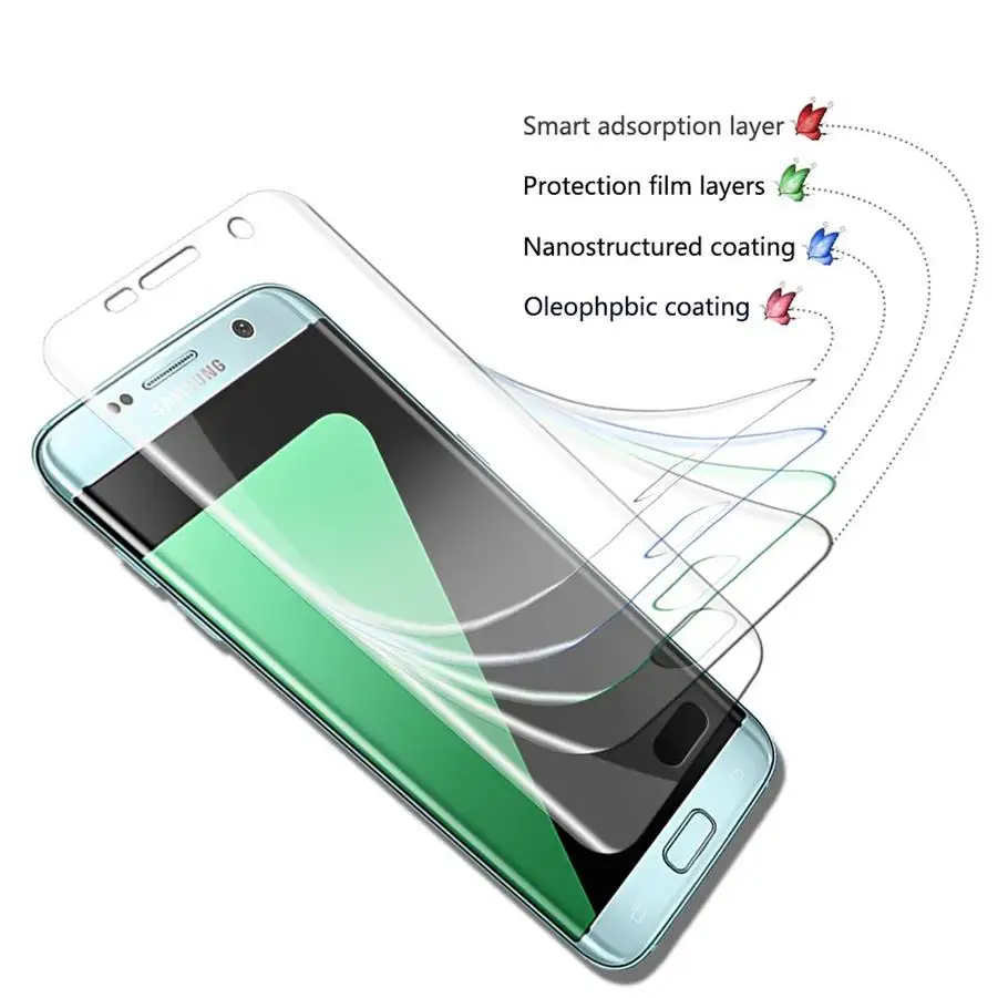 PET TPU мягкая пленка для Samsung S10 S8 S9 Plus Note 8 9 Защитная экрана полное покрытие Galaxy S10E S7