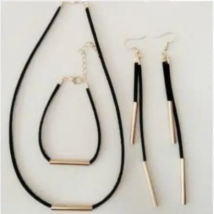 

T015 2017 fashion simple fresh wild metal brass bracelet hollow round DIY hand Harajuku three-piece clothing accessories friends