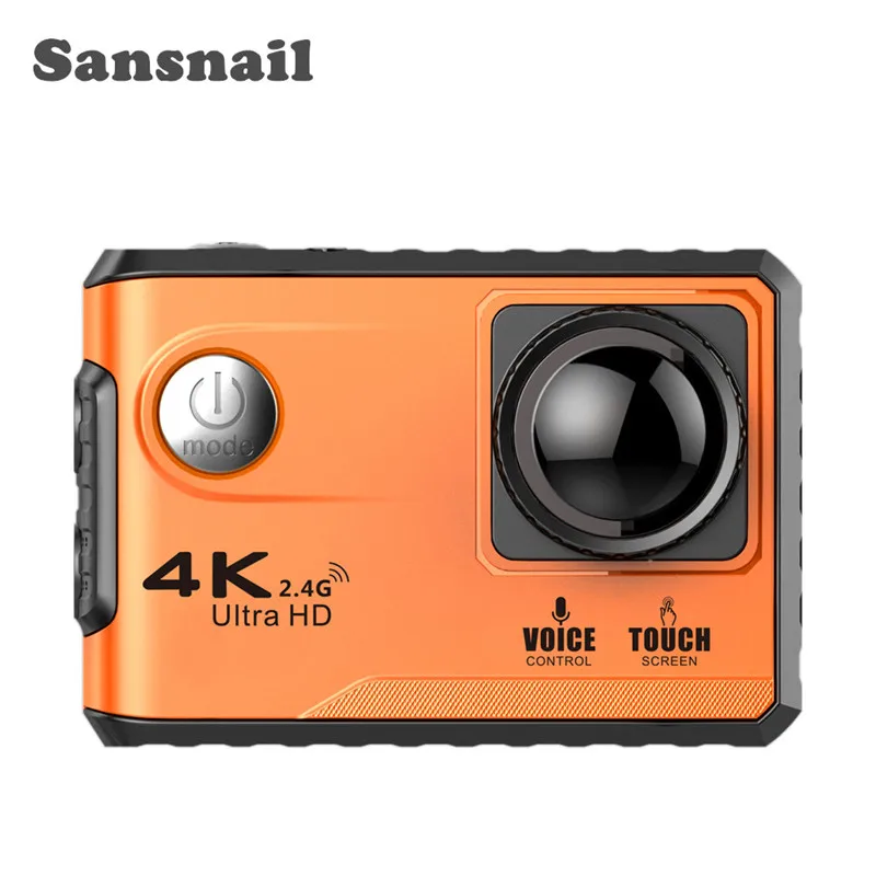 Sansanail F100B font b Action b font Camera 4K Ultra HD 2 4G Wifi Mini Camera