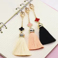 1 шт. темперамент классический Двусторонняя Клевер кисточкой Подвески PDA украшения отрывными листами Travel book украшения Аксессуары