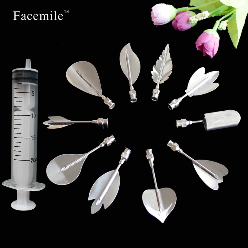 Facemile Бесплатная доставка 11 шт./компл. 3D Желе Цветок художественный подарок 3 шт