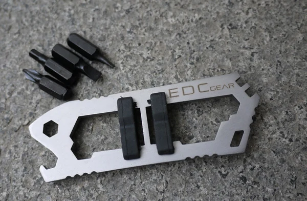 

9 in 1 EDC Tool Super Outdoor Travel Kits tools , Mako Ti Bike Tool,W/Bit Driver,Wrench, Bottler Opener